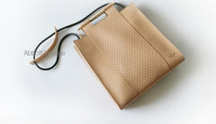 Stylish Leather Beige Large Womens Handbag Crossbody Bag Purse Shoulder Bag for Women