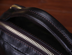 Leather Small Handbag Messenger Bag Shoulder Bag For Men