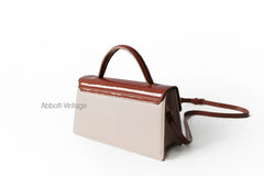 Cute Leather Brown Womens Handbag Crossbody Bag Purse Shoulder Bag for Women