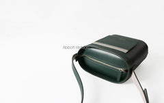 Stylish Leather Green Coffee Womens Bucket Purse Crossbody Bag Barrel Shoulder Bag for Women