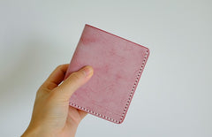 Handmade LEATHER Womens Small Wallet Leather Small Bifold Wallet FOR Women