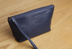Genuine Leather Long Wallet Zipper Clutch Wallet Coin Change Makeup Wallet Purse For Women