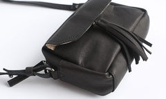 Vintage LEATHER WOMEN Tassels Crossbody Purses Small SHOULDER BAG FOR WOMEN