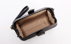 Vintage LEATHER Womens Wristlet Bag Doctor Long Wallet Mini Shoulder Bag FOR Women