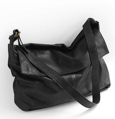 Vintage WOMENs LEATHER Large Messenger Bag Shoulder Bag Purse FOR WOMEN