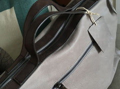 Vintage WOMENs LEATHER Work Handbag Shoulder Briefcase Purse FOR WOMEN