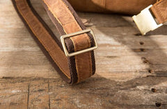 Vintage Leather Fanny Packs Mens Waist Bag Hip Pack Belt Bag for Men