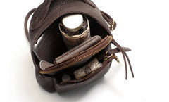 Mini LEATHER WOMEN Small Backpack Purses Cute Vintage School Backpacks FOR WOMEN