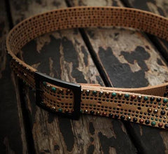 Handmade Genuine Leather Mens Belt Custom Cool Leather Men Black Belts for Men