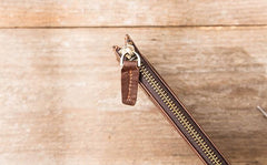 Cool Leather Mens Slim Front Pocket Wallet Small Wallets for Men