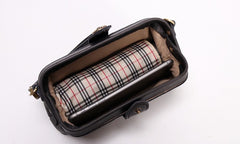 Vintage LEATHER Womens Wristlet Bag Doctor Long Wallet Mini Shoulder Bag FOR Women