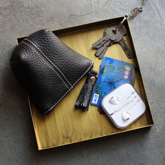 Mini LEATHER Womens Small Wallet Change Wallet Makeup Pouches FOR Women