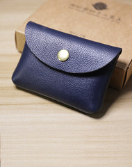 Blue Cute Women Leather Card Wallet Mini Coin Wallets Slim Card Holder Wallets For Women
