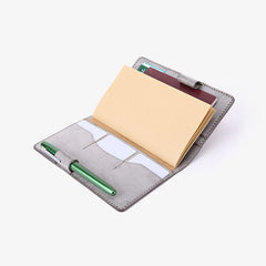 Handmade Leather Cute Womens Passport Wallet Long Travel Wallet for Women