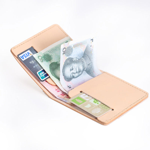 Handmade Leather Slim Black Red Womens Mens Bifold Small Wallet billfold Wallets RCLAB00951096