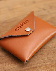 Cute Brown Leather Card Holder Women Coin Wallet Multi Card Wallets For Women