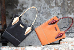 Handmade handbag purse leather shopper bag purse shoulder bag for women - EverHandmade