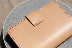 Handmade Genuine leather travel wallet passport wallet purse long wallet women - EverHandmade