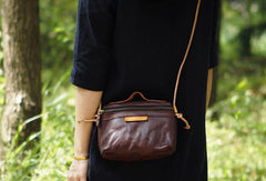 Genuine Leather Cute Handbag Crossbody Bag Shoulder Bag Women Leather Purse