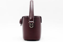 Genuine Leather Doctor Bag Bucket Bag Handbag Shoulder Bag for Women Leather Crossbody Bag - EverHandmade