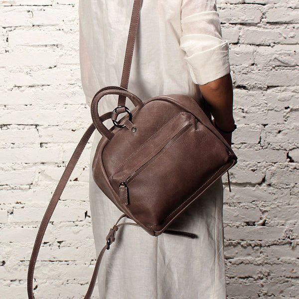 LEATHER WOMEN Backpack Purses Cute Vintage School Backpacks FOR WOMEN SQU02991076