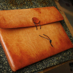 Handmade Mens Leather iPad air2 Case Leather File Case File Holder