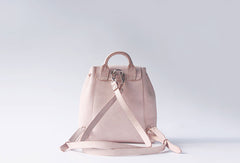 Handmade leather purse backpack beige bag shoulder bag satchel bag purse women - EverHandmade