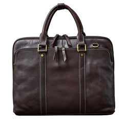 Coffee Leather Mens 15