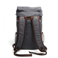 Cool Waxed Canvas Mens Hiking Backpacks Canvas Travel Backpack for Men