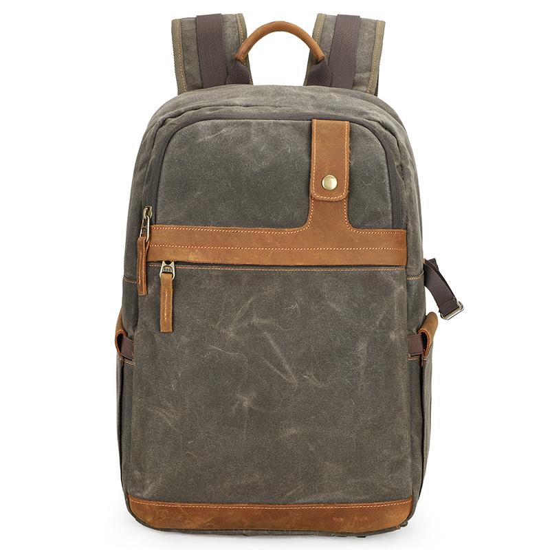 Canvas Waterproof Mens Large Nikon Camera Backpack Canon Camera Bag Dslr Camera Bag for Men
