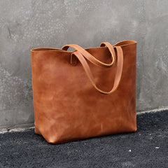 Stylish LEATHER Large Brown WOMEN Tote Bags Tote Shoulder Purse FOR WOMEN