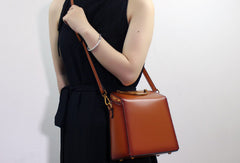 Genuine Leather backpack bag shoulder bag black brown for women leather crossbody bag