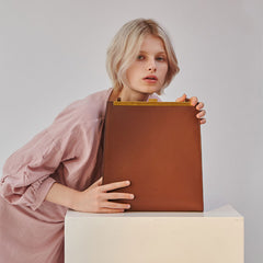 Stylish Leather Brown Womens Shoulder Bag Crossbody Bag Purse for Women