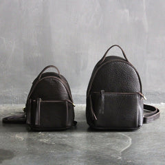 Mini LEATHER WOMEN Small Backpack Purses Cute Vintage School Backpacks FOR WOMEN