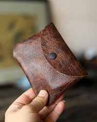 Cute Women Leather Card Holder Coin Purse Minimalist Coin Wallet For Women