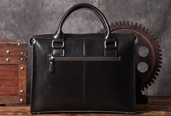 Handmade leather men Briefcase messenger vintage shoulder laptop bag vintage bag