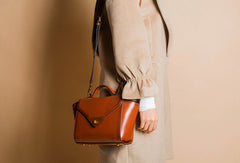 Genuine Leather crossbodybag handbag shoulder bag for women leather bag - EverHandmade