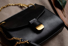 Genuine Leather Chain Bag Purse Crossbody Bag Shoulder Bag Purse For Women