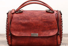 Handmade Leather womens handbag purse shoulder bag for women leather shopper bag - EverHandmade