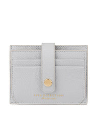 Cute Women Gray Vegan Leather Small Card Holder Card Wallet Slim Card Holder Credit Card Holder For Women