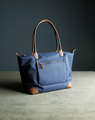 Womens Light Gray Nylon Shoulder Tote Small Light Gray&Yellow Nylon Handbag Purse for Ladies