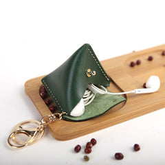 Cute Leather Womens Small Triangular Change Wallet Coin Holder Change Holder for Women