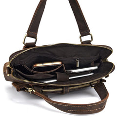 Retro Leather Men Vintage Briefcase Handbags Shoulder Bags Business Bag For Men