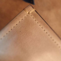 Handmade Leather Mens Cool billfold Leather Wallet Men Slim Wallet Bifold for Men