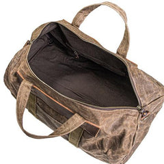Canvas Mens Weekender Bag Travel Bag Duffle Bags Overnight Bag Holdall Bag for men