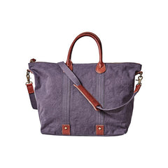Cool Canvas Leather Mens Tote Bag 15'' Messenger Bags Handbag Canvas Tote Shoulder Bag for Men Women