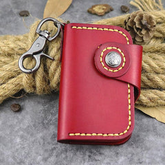 Handmade Leather Key Case Key Wallet Men's Key Holders Car Key Holder Card Holder For Men