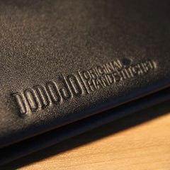 Black LEATHER Womens Bifold Long Wallet Leather Long Wallet FOR Women