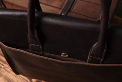 Handmade leather men Briefcase messenger vintage shoulder laptop bag vintage bag - EverHandmade