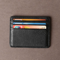 Leather Mens Cool Slim Front Pocket Wallets Leather Wallet Men Small Wallets  for Men